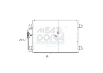 Klima Radyatörü  BSG 75-525-033  7700425843 7700432392