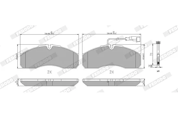 Fren Disk Balata Ön GRAP 93843