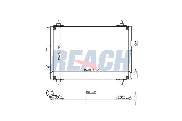 Klima Radyatörü  REACH 1.30.0195.PD