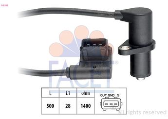 Eksantrik Devir Sensörü  FACET 9.0161  1214173989 12141734813 12 14 1 734 813 12141739891 12 14 1 739 891
