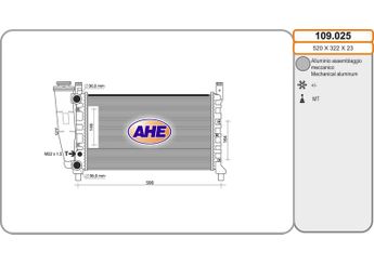 Su Radyatörü  MAHER 10479  46551218 7075124 7652375 7685063 7732211 7739955