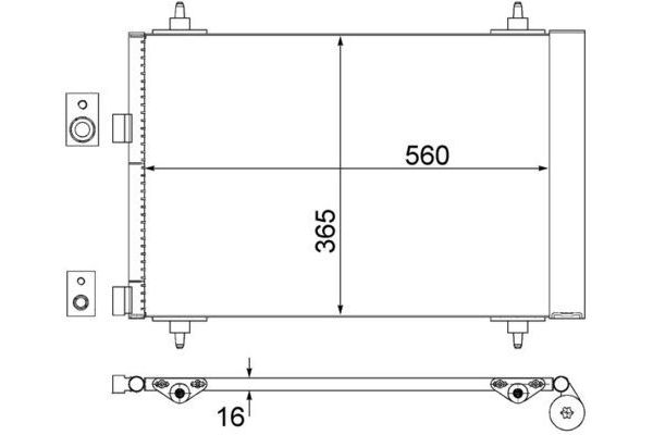 Klima Radyatörü  MAHLE AC 315 000S