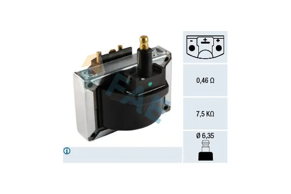 Ateşleme Bobini  Renault Safrane (B54)(09.1996->)  TKN RNBB001