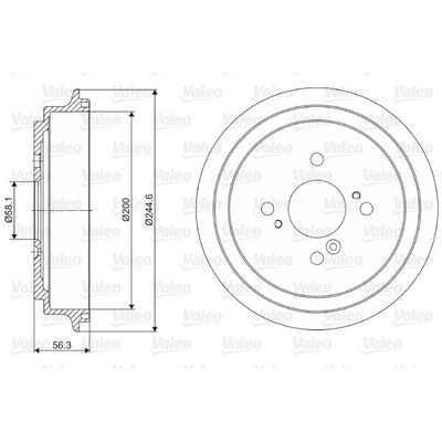Kampana Arka Sağ veya Sol VALEO 237044
