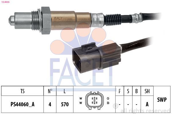 Oksijen (Lambda) Sensörü  Mitsubishi Pajero (V60/V70)(2000->)  PIERBURG 7.05270.76.0
