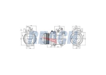 Klima Kompresörü  VALEO 811207  977013E000 977013E050 97701-3E050
