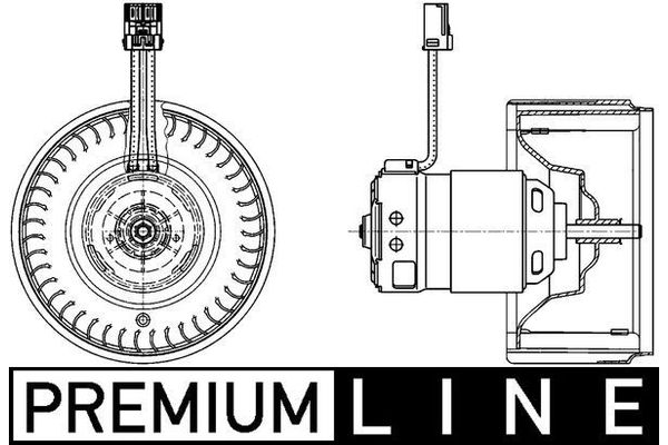Kalorifer Motoru  MAHLE AB 71 000P
