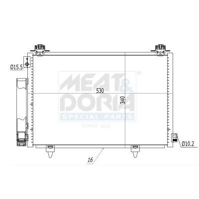 Klima Radyatörü  ORİS CTO193016