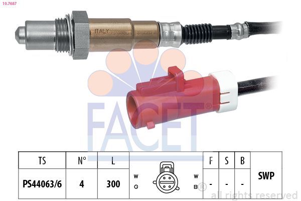 Oksijen (Lambda) Sensörü  Ford Streetka (CCS)(01.2003->)  FOMOCO 8V219G444AA