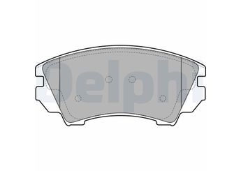 Fren Disk Balata Ön DELPHI LP2081  1605434 13237751 9006945 92230269 95520061 1605186 1605232 1605265 1605317 1680880480 22959104 95514526 95516195 95530018