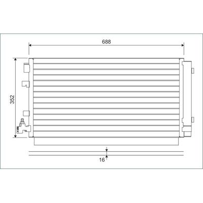 Klima Radyatörü  VALEO 814094