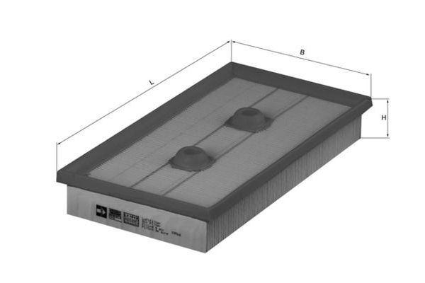 Hava Filtresi  Volkswagen Golf Plus V (5M1)(01.2005->2009)  MAHLE LX 1643