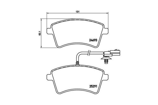 Fren Disk Balata Ön Nissan NV250 Kapalı kasa (09.2019->)  MAGNETI MARELLI 363700468058
