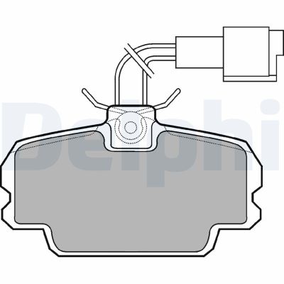 Fren Disk Balata Ön DELPHI LP592