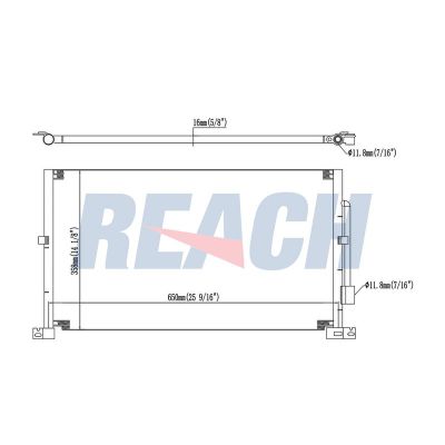 Klima Radyatörü  Ford Mondeo S.Wagon (GE)(2000->)  MADE IN TAIWAN 1S7H19710AE