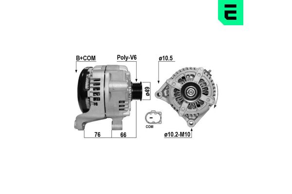 Alternatör  BMW X5 Serisi (F15)(02.2014->)  ERA 211010A