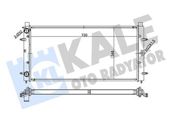 Su Radyatörü  KALE 347535  13311079 701121253D 701.121.253 D 701121253E 701.121.253 E 701121253F 701.121.253 F 701121253K 701.121.253 K 701121253M 701.121.253 M