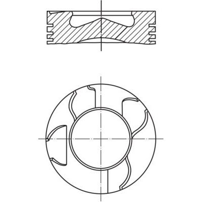 Piston (80.01MM-STD)  MAHLE 003 15 00