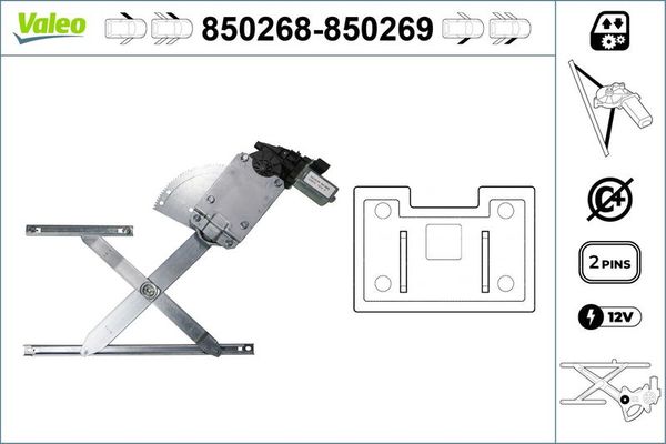 Cam Krikosu Ön Sol VALEO 850268