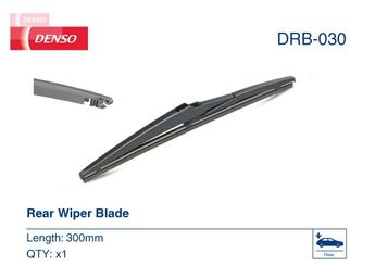 Silecek Süpürgesi Arka  300 mm - 12 inç DENSO DRB-030  1612434680 1612434780 8524287401 8524297401 988501J000 988501J001 988511J000 8521442040 852420R010 8524242030 8524272010 8524278010 BJT667330 BJT667333 C24767330 E11267333 G21B67330 GHR567330 8521405110 8521405160 852140H050 8524202040 8524205080 8524205110 8524205120 8524205210 852420D130 852420H020 852420H021 8524242020 8524252040 16 124 347 80 85242-87401 85242-97401 98850-1J000 98850-1J001 98851-1J000 85214-42040 85242-0R010 85242-42030 85242-72010 85242-78010 BJT6-67-330 BJT6-67-333 C247-67-330 E112-67-333 G21B-67-330 GHR5-67-330 16 124 346 80 85214-05110 85214-05160 85214-0H050 85242-02040 85242-05080 85242-05110 85242-05120 85242-05210 85242-0D130 85242-0H020 85242-0H021 85242-42020 85242-52040