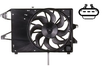 Radyatör Fan ve Motoru  MAHLE CFF 325 000S  1117754 1S4H8C607BA 1S7H8C607BA