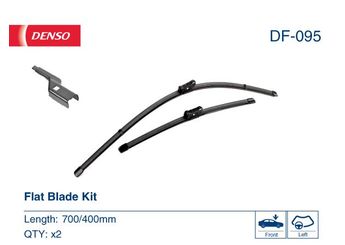 Silecek Süpürgesi Ön  700/400 mm - 28/16 inç DENSO DF-095  7N1955425 7N1955426 7N1998002 517998002 5TB998002
