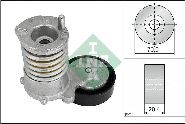 Vantilatör Kayış Gergi Rulmanı  Ford Focus 3/4/5 Kapı (CAP)(08.2004->)  INA 534 0030 10