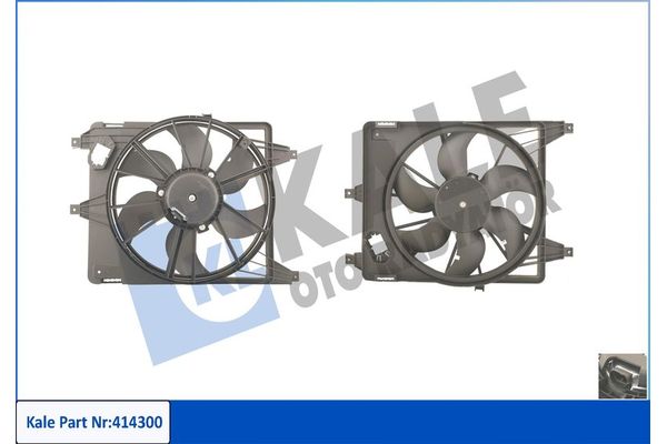 Radyatör Fan ve Motoru  Renault Scenic RX4 (JA0)(06.2000->)  KALE 414300