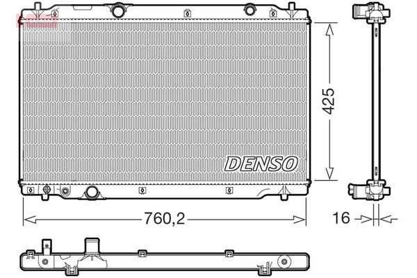 Su Radyatörü  DENSO DRM40107
