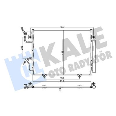 Klima Radyatörü  KALE 350635