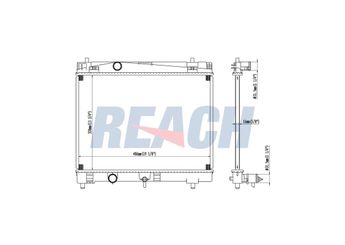 Su Radyatörü  RADISEN RR 64671  164000Q060 1640023170 164000Q040 1640023160