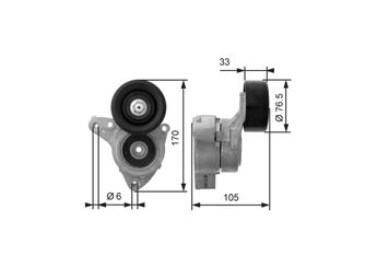 Triger Gergi Rulmanı  GATES T38421  31170PND003 31170PND013