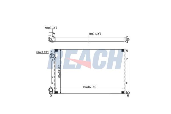 Su Radyatörü  Fiat Doblo (119) Panorama (01.2001->)  MGA 80054