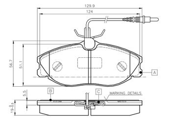 Fren Disk Balata Ön BOSCH 0 986 TB2 035  425132 425143 425160 4251 32