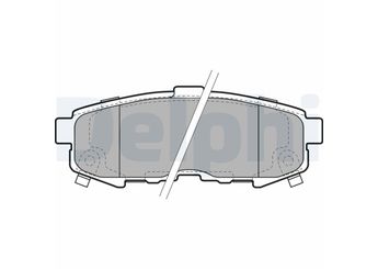 Fren Disk Balata Arka DELPHI LP1978  LEY42643Z LEY42643ZA LEY42648Z LEY42648ZA LEY4-26-43Z LEY4-26-43ZA LEY4-26-48Z LEY4-26-48ZA