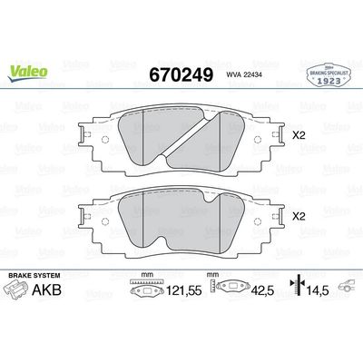 Fren Disk Balata Arka Toyota Prius (W60)(2023->)  AYD 60661A