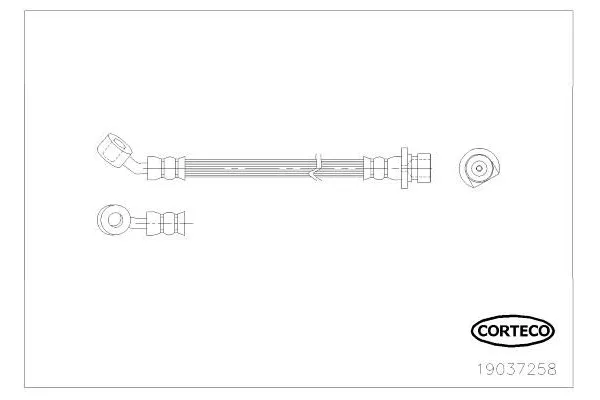 Fren Hortumu Arka Sol Honda Jazz (GD1/5)(01.2002->)  SWAPP 40472
