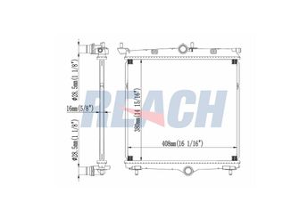 Su Radyatörü  RADISEN RR 607031  9825332380 1663937680 RR607031