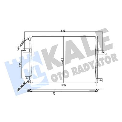 Klima Radyatörü  KALE 350375