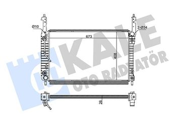 Su Radyatörü  KALE 342240  17118672012 17118672011 20777045 20777046 4803040 4803 040 4803041 4803 041 4817486 4817548 92220342 96629055 96629056