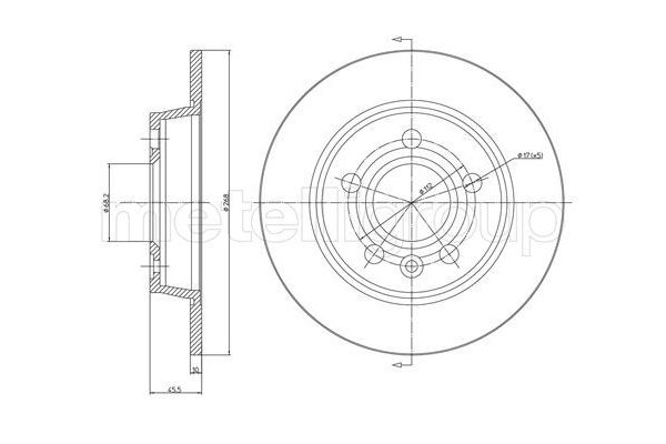 Fren Disk Ayna Arka Sağ ve Sol METELLI 23-0404C