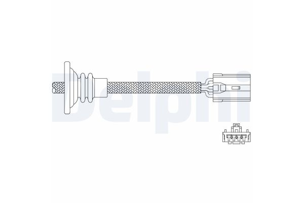Oksijen (Lambda) Sensörü  Volvo V40 S.Wagon [Combi] (09.1995->)  DELPHI ES11038-12B1