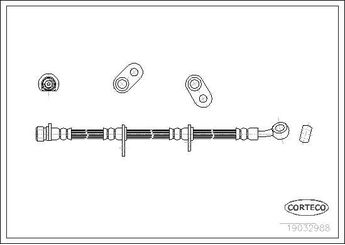 Fren Hortumu Ön Sağ CAVO C900 781A  1464S2A000 01464S2A000