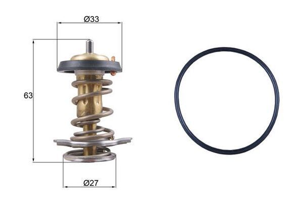 Termostat  Iveco Daily P.Van (2014->)  MAHLE TX 264 82D