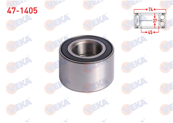 Teker Rulmanı Arka Sağ veya Sol VEKA 47-1405  33411123415 1123415 1 123 415 33 41 1 123 415