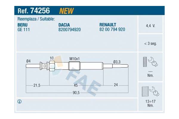 Isıtma Bujisi  ET1 EC706