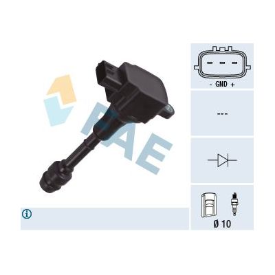 Ateşleme Bobini  Nissan Primera Traveller [SW] (P12)(12.2001->)  KRAFTVOLL 05020155