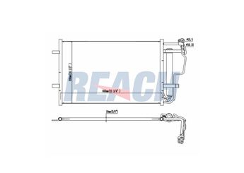 Klima Radyatörü  BOSCH 1 986 AD2 347  BBM461480C BBM461480D BBP261480A BBP261480B BBP261480C BBY26148Z BBY26148ZA