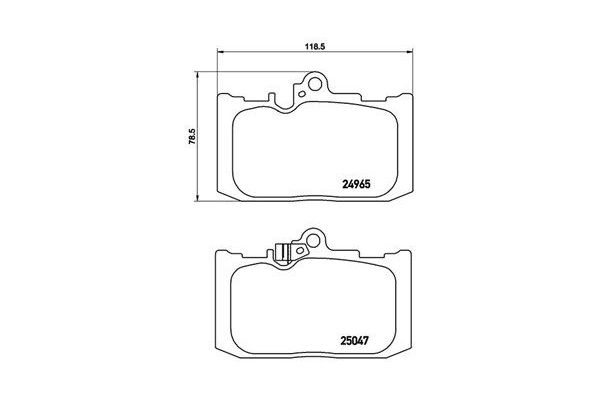 Fren Disk Balata Ön Lexus RC (2014->)  MAGNETI MARELLI 363700483131