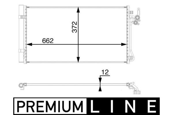 Klima Radyatörü  Land Rover Discovery Sport (02.2015->)  MAHLE AC 65 000P